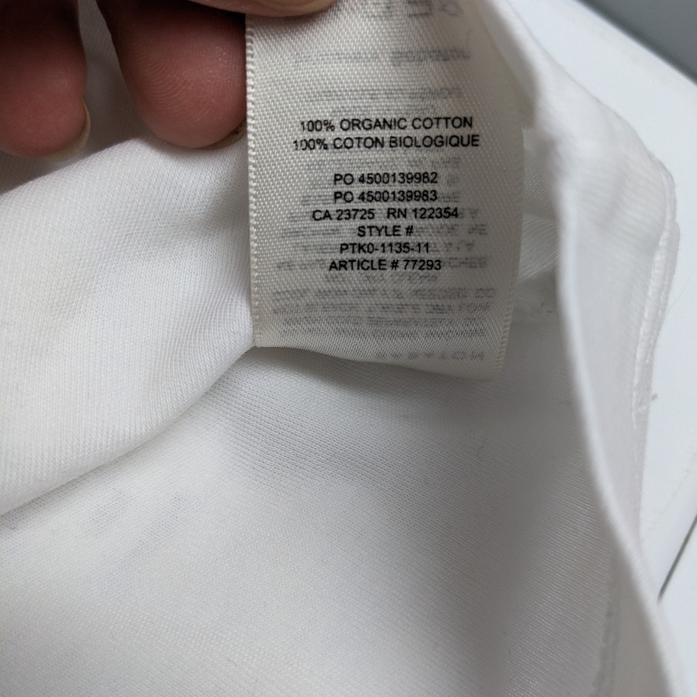 Aritzia "The Group Babaton" bundle of 2 women's t-shirt (white & grey) size 2XS - Picture 5 of 15